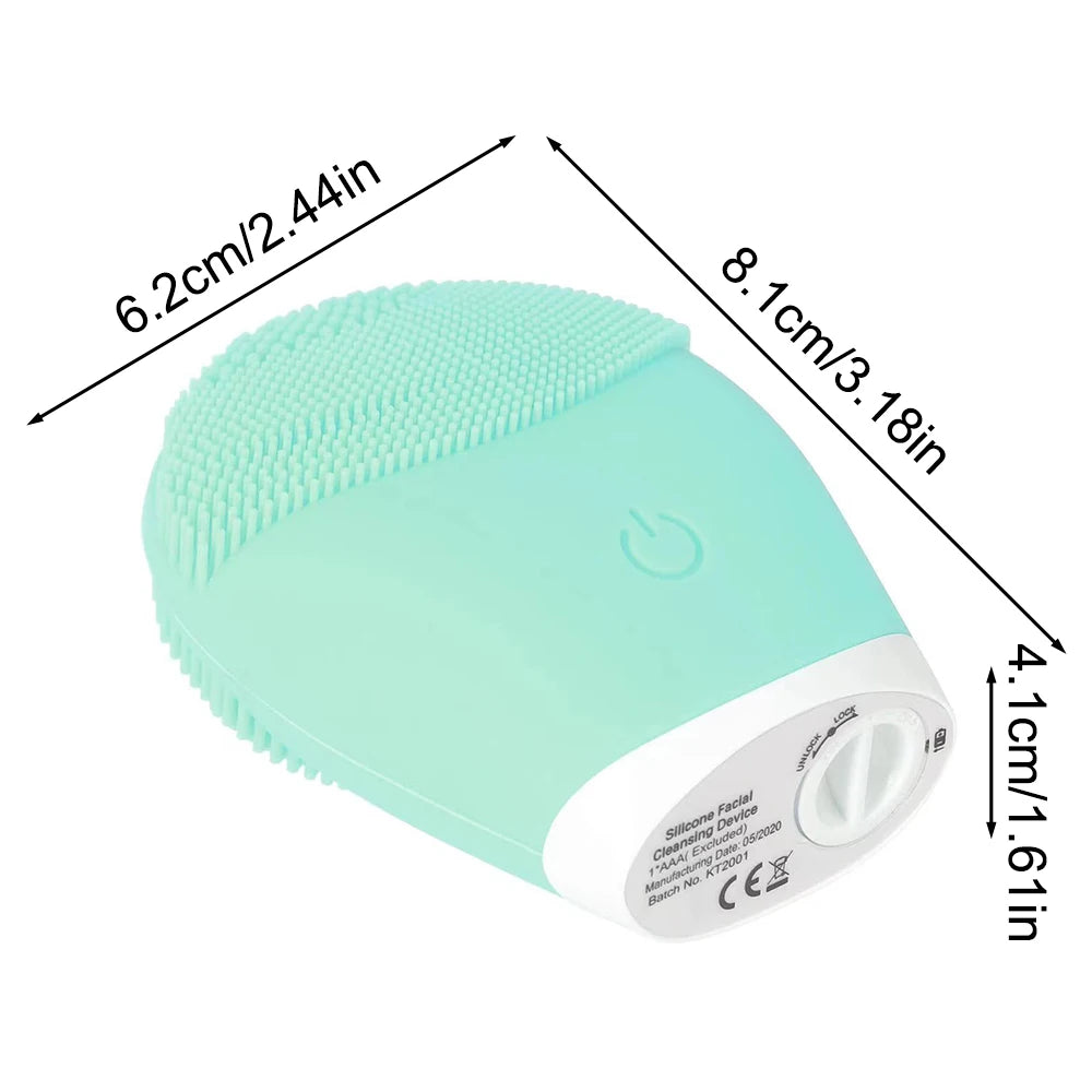 Petite brosse nettoyant visage en silicone