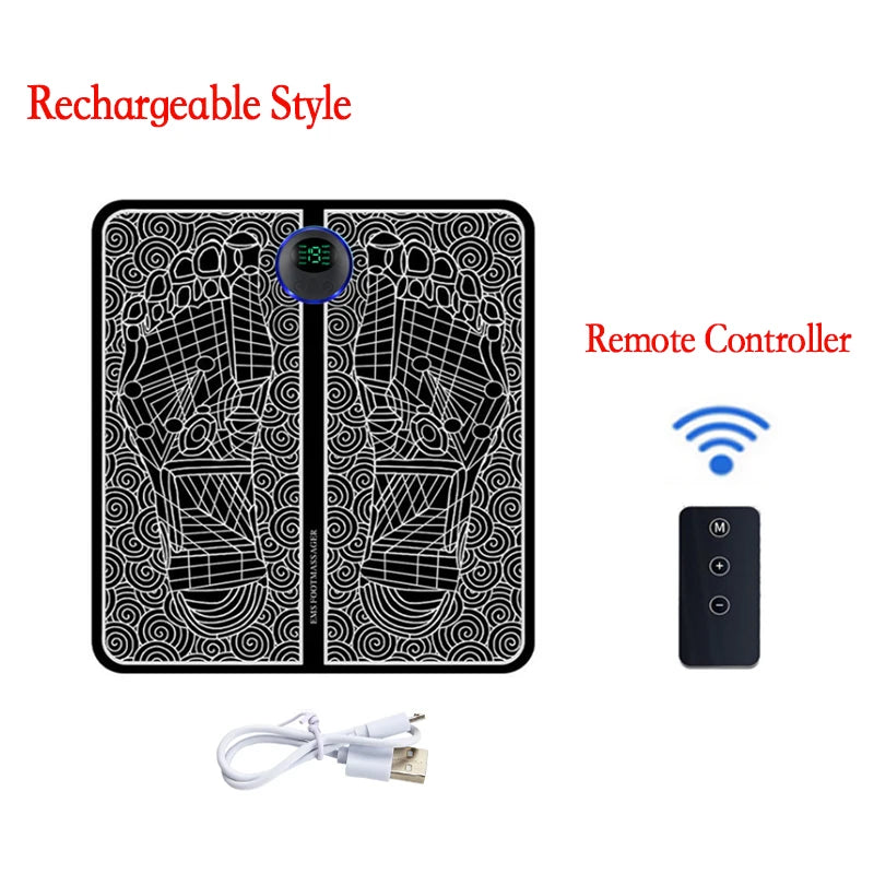 Tapis de massage électrique pour les pieds, entraîneur de relaxation musculaire pour le massage, la remise en forme, le sport en plein air, la maison, la famille, la détente