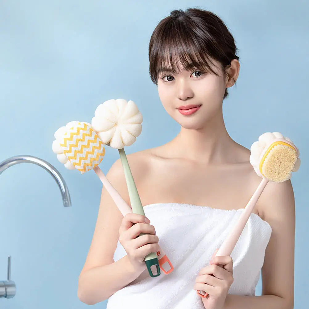 Brosse douche douce long manche