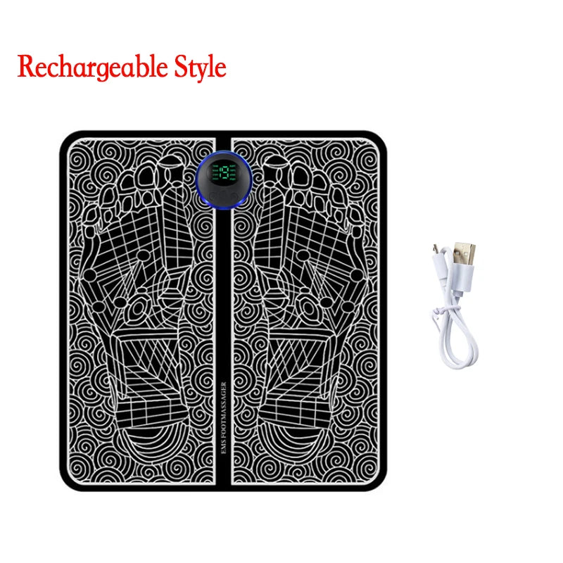 Tapis de massage électrique pour les pieds, entraîneur de relaxation musculaire pour le massage, la remise en forme, le sport en plein air, la maison, la famille, la détente