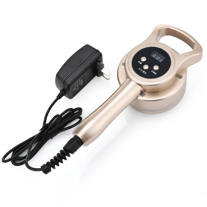Brosse de massage micro-courant pour méridiens, anti-cellulite, lymphatique, chauffante infrarouge, vibrante, détoxification corporelle, dispositif de raclage santé