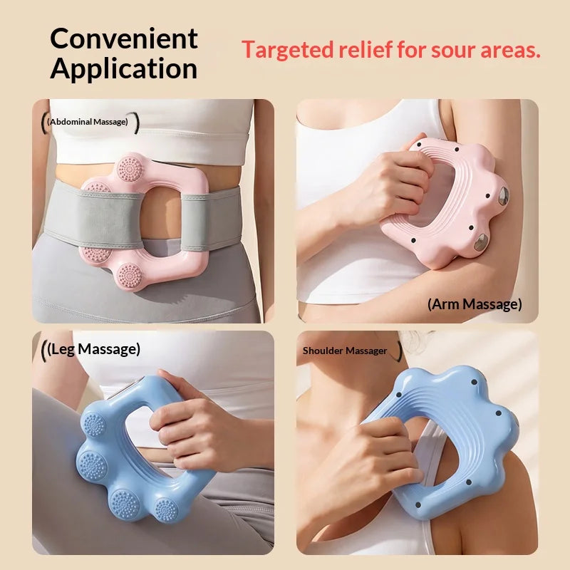 Anneau de massage fascia portable, adapté aux masseurs de fascia pour la taille et le dos, idéal pour le fitness à domicile et la relaxation au bureau.