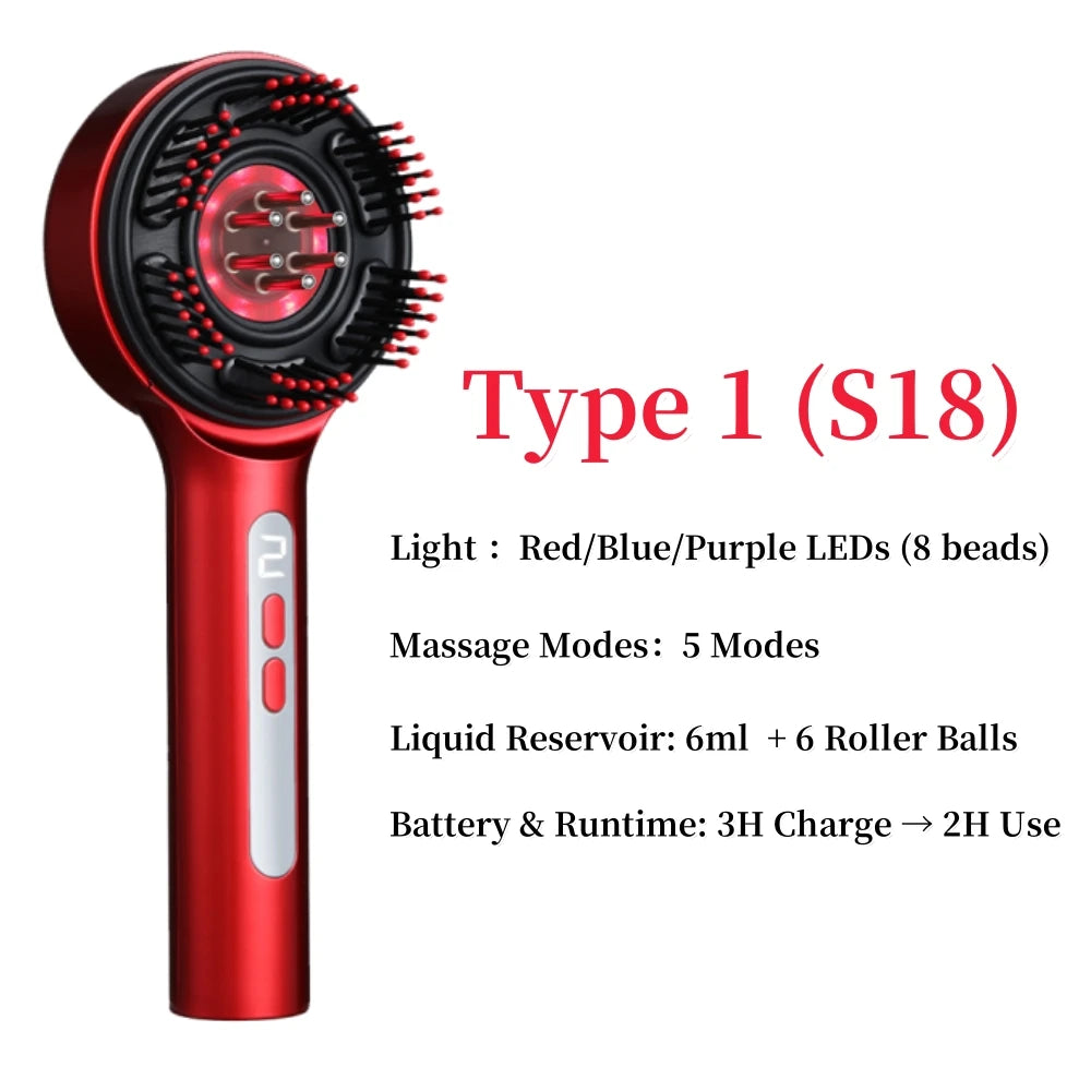 Brosse cheveux électrique massante