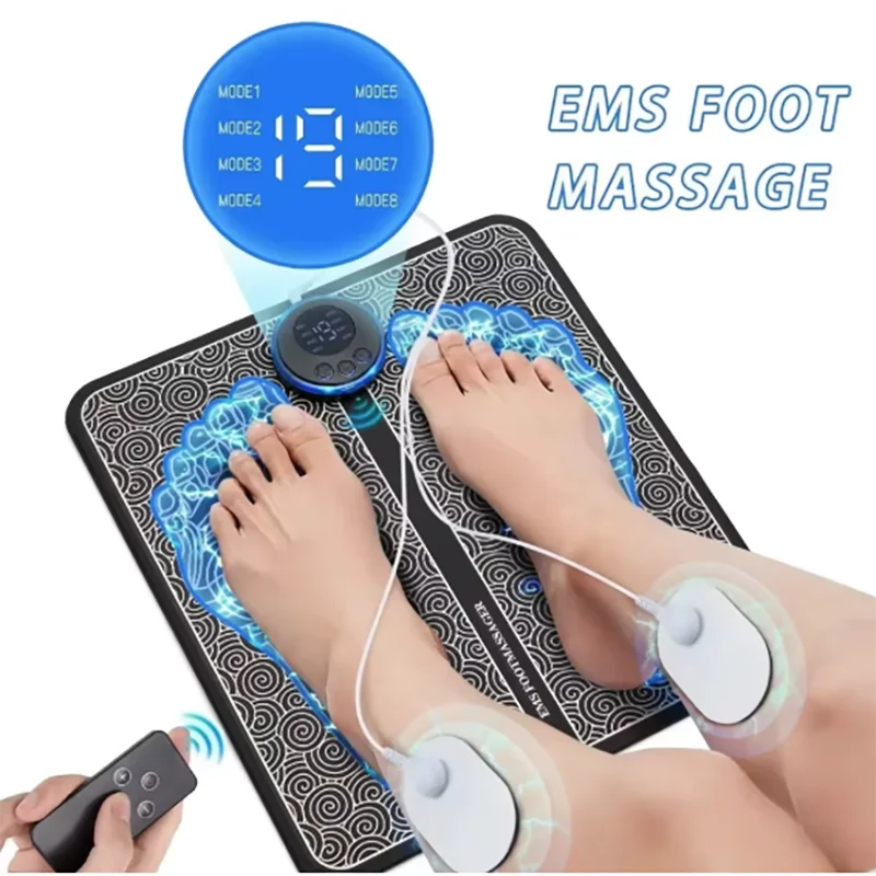 Tapis de massage électrique pour les pieds, entraîneur de relaxation musculaire pour le massage, la remise en forme, le sport en plein air, la maison, la famille, la détente