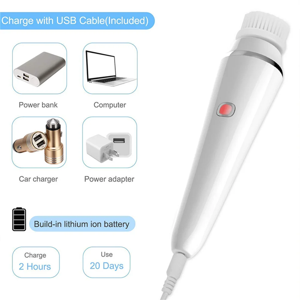 Brosse nettoyante visage 4 en 1